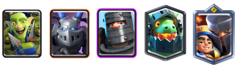 Raretés des cartes